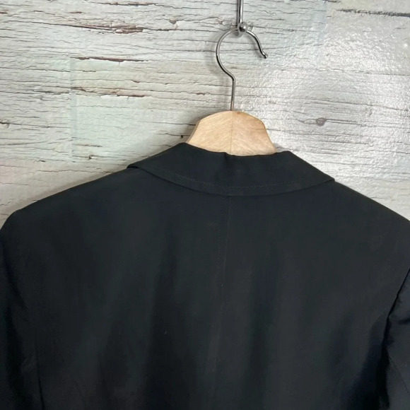 Monki bright black gold button blazer size 36 - Picture 8 of 10